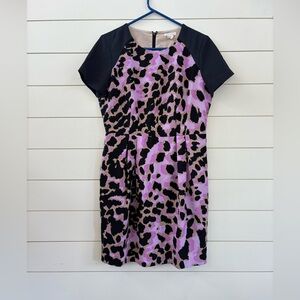 Club Monaco Leopard Print Midi Dress